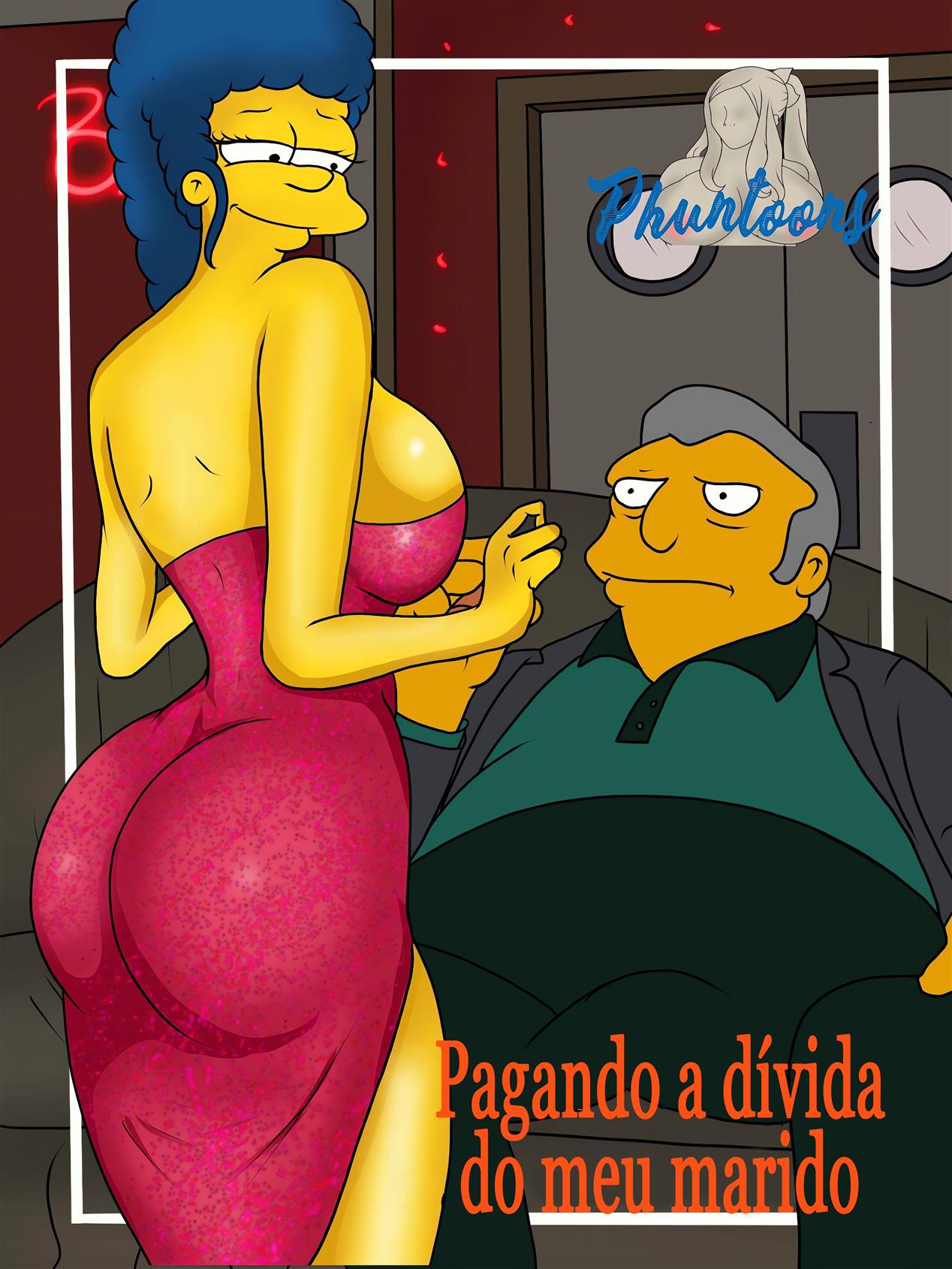 Marge pagando as dividas do marido