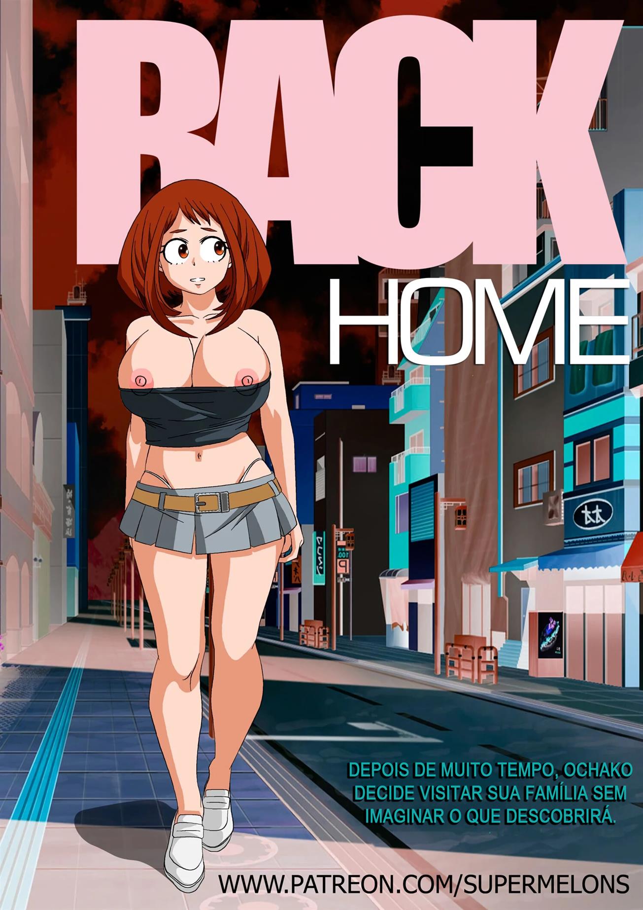 Ochako volta para casa